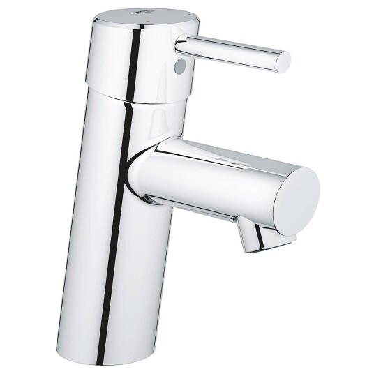 Grohe Concetto servantbatteri Liten modell, med push-open ventil, Krom