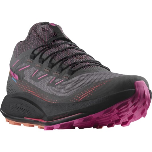 Salomon Women's Pulsar Trail Pro 2 42, Plum Kitten/Black/Pink Glo