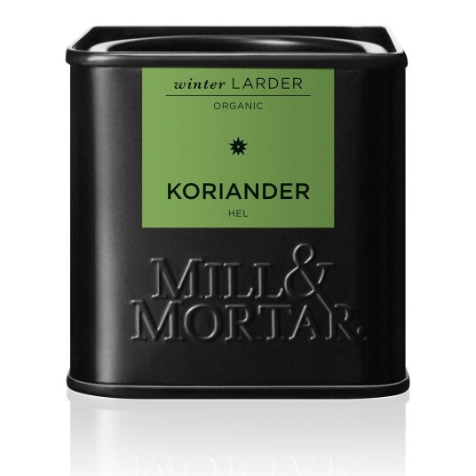 Mill & Mortar Korianderfrø, Hele 35g