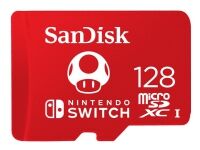 SanDisk - Flashminnekort - 128 GB - UHS-I U3 - microSDXC UHS-I - for Nintendo Switch