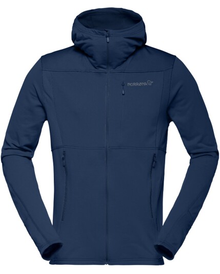 Norrøna Falketind Warm1 Stretch Zip Hoodie M Indigo Night (Storlek XL)