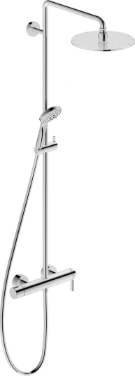 Duravit C.1 Dusjsystem Ø 230 mm, 1-greps blander, Krom