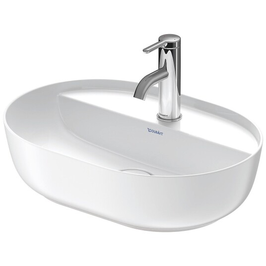 Duravit Luv Toppmontert servant 490x350 mm, 1 bl.hull, u/overløp, Hvit