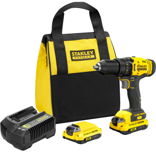 STANLEY FATMAX DRILL 18V 2X1.5AH BATTERI M/BAG