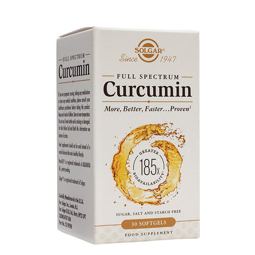 Solgar Full Spectrum Curcumin 30 Kapsler