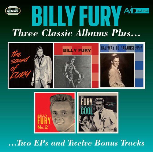 MediaTronixs Billy Fury : Three Classic Albums Plus… CD 2 discs (2019) Pre-Owned