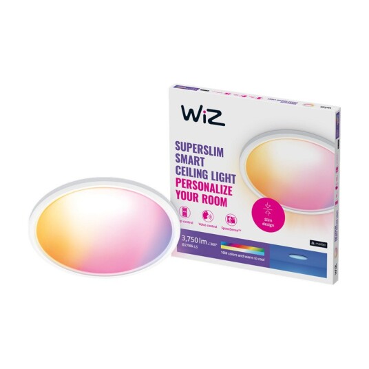 WiZ SuperSlim taklampe 32W RGB (hvit)