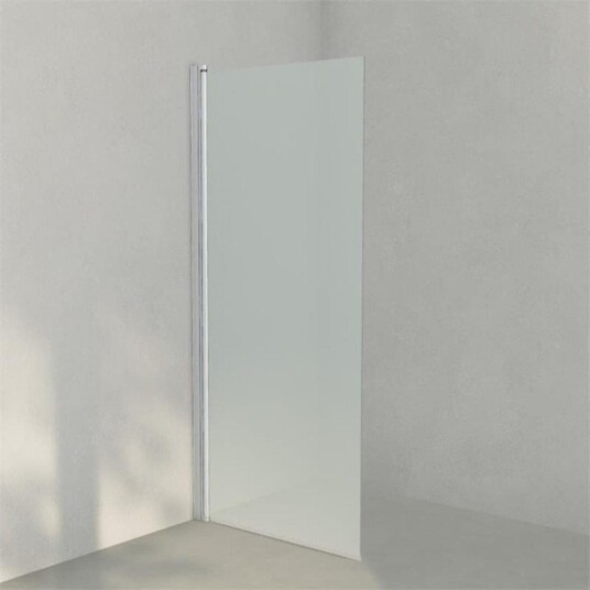 INR Iconic Nordic Rooms Dusjvegg Linc 19 Original Matt Aluminium / 79,5cm Klart Glass