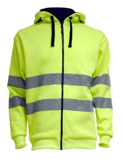 YOU Aalborg Hettejakke, HiVis kl.2 Mann, Str. 2XL, HiVis Gul