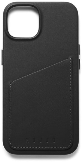 Mujjo Full Leather Wallet Case Iphone 14 Svart