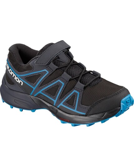 Salomon Speedcross Bungee Kids Black/Grey/Hawaiian (Storlek 29)