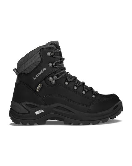 LOWA Renegade GTX Mid W Deep Black (Storlek 5 UK)