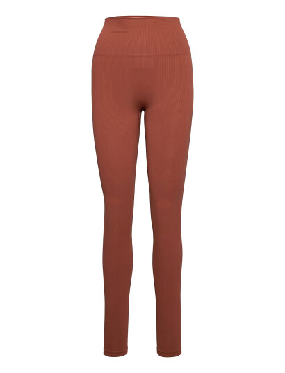 Röhnisch Seamless Rib Tights Orange Röhnisch COPPER BROWN XS-S