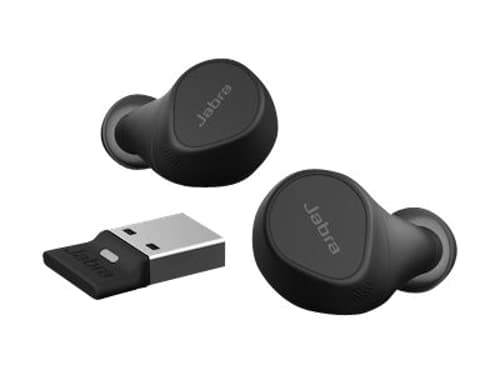 Jabra Evolve2 Buds - With Wireless Adapter True Wireless-hodetelefoner Usb-a Via Bluetooth-adapter Microsoft Teams Stereo Svart