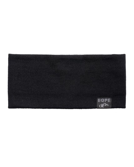 EQPE Laatege Wool Headband Deep Black