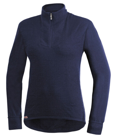 Woolpower ZIP TURTLENECK 200  DARK NAVY