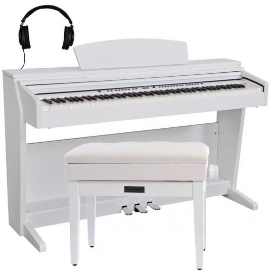 Artesia DP-3 Plus el-piano pakke, hvit