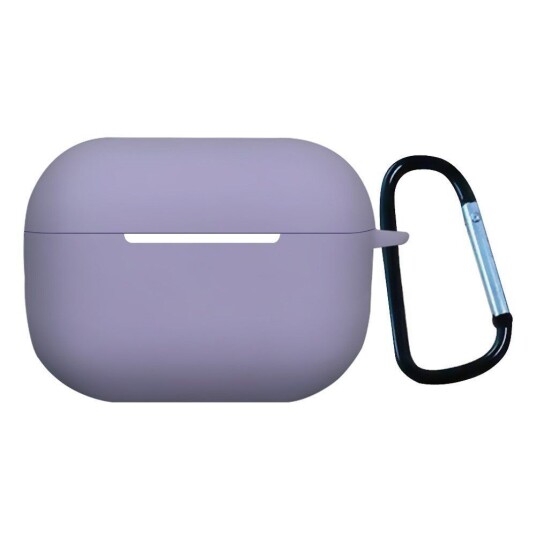 INCOVER Apple Airpods Pro 2nd Gen (2022) Silikondeksel med Karabinkrok Lilla