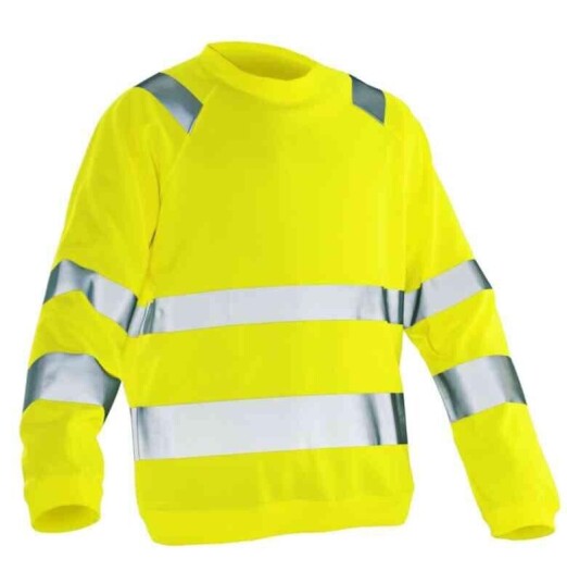 Jobman 1150 Genser, HiVis kl.3 Unisex, Str. (US/ CA): L, HiVis Gul