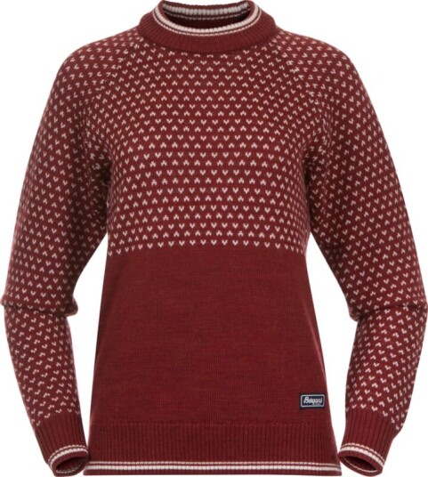 Bergans Women's Alvdal Wool Jumper R?d XL Woman