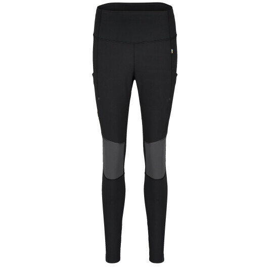 Fj�llr�ven ABISKO V�RM TREKKING TIGHTS W  BLACK-IRON GREY