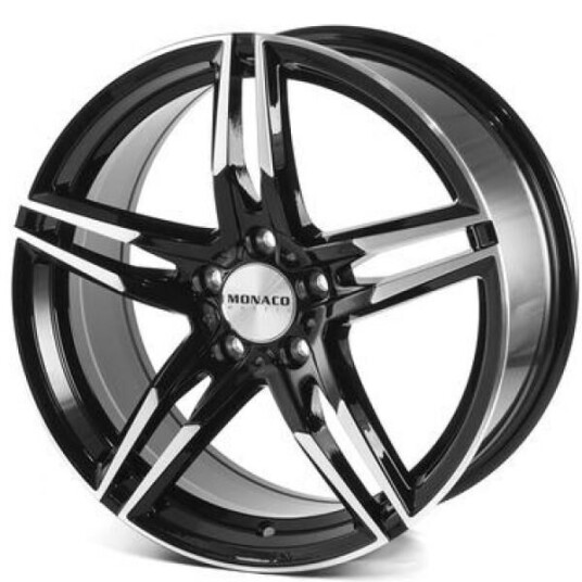 Monaco Grand Prix Black Polished 8x18 5x120 ET30 B72.6