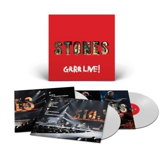 The Rolling Stones Grrr Live! Limited White Edition 3lp Vinyl