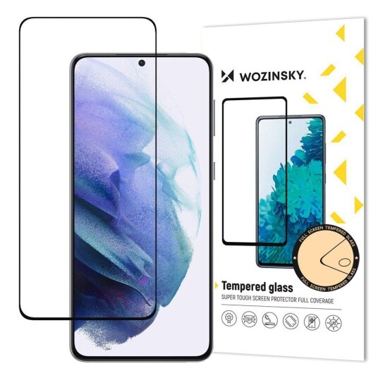 Wozinsky Samsung Galaxy A54 (5G) Skjermbeskytter - Dekselvennlig - Gjennomsiktig / Svart Kant