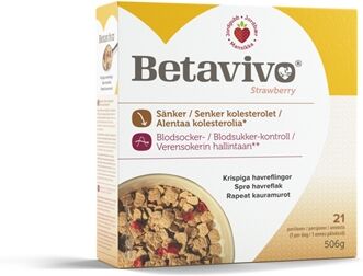 Betavivo Sprø Havreflak Strawberry 506g