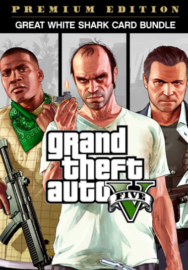 GRAND THEFT AUTO V: PREMIUM EDITION & Great White Shark Card Bundle (PC)