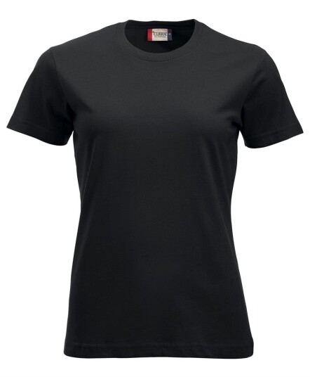 Basic T-Shirt Dame Svart L