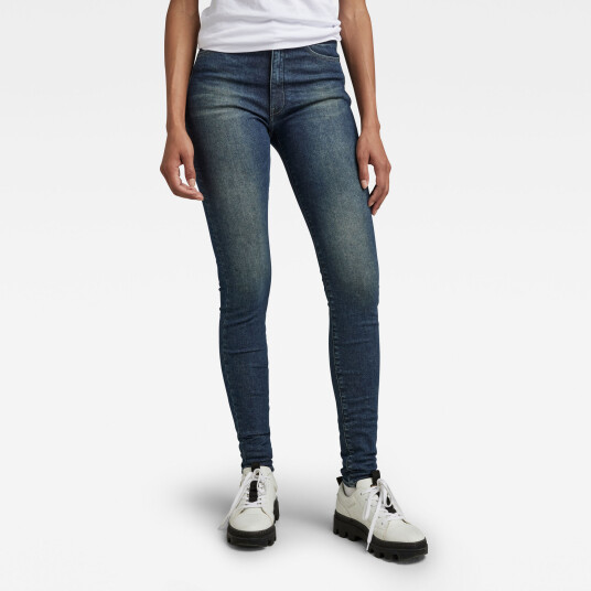 G-Star RAW Kafey Ultra High Skinny Jeans - Dark blue - Women 24-30 Dark blue female