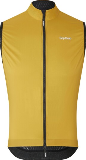 Gripgrab Men's WindBuster Windproof Lightweight Vest Mustard Yellow XXL