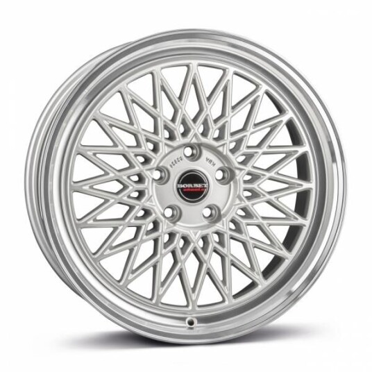 Borbet B Silver Rim Polished 8x17 5x112 ET45 B66.6