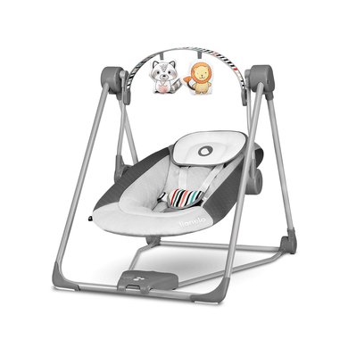 lionelo Baby Bouncer Otto Cozy Grey