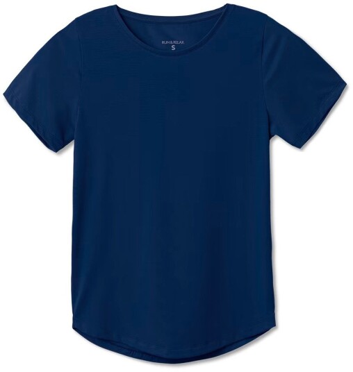 Run & Relax R&R Training Tee Dame Midnight Blue M