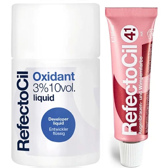 RefectoCil Eyebrow Color & Oxidant 3% Liquid Red