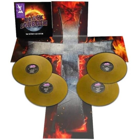 Black Sabbath The Ultimate Collection Limited Edition Gold 4lp Vinyl