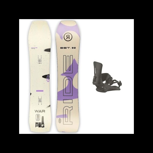 Ride Warpig m/binding All Mountain/Freeride - Herre