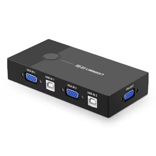 Ugreen VGA KVM Switch med 2xUSB