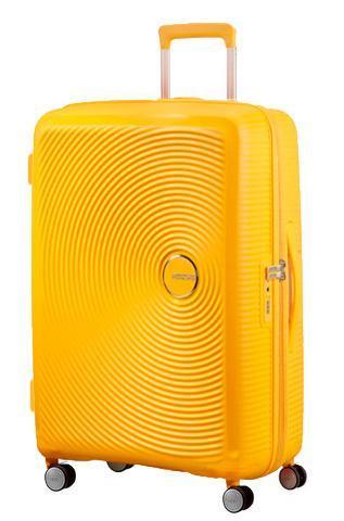 American Tourister Soundbox Ekspanderende Stor Koffert 77 cm Gul