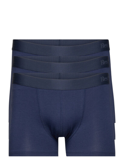 Resteröds Trunk Bamboo 3-Pack Blue Resteröds NAVY S , M , L , XL , XXL