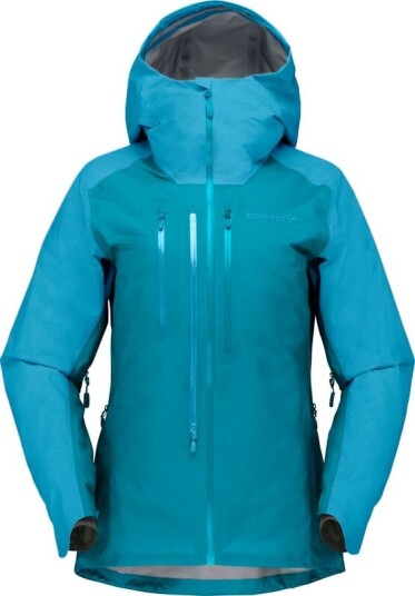 Norr?na Women's Lyngen Gore-tex Jacket L, Aquarius/Hawaiian Surf