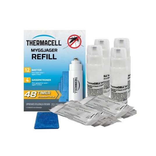 Thermacell Mot Mygg Refill R4 4 Pakk 48 Timer