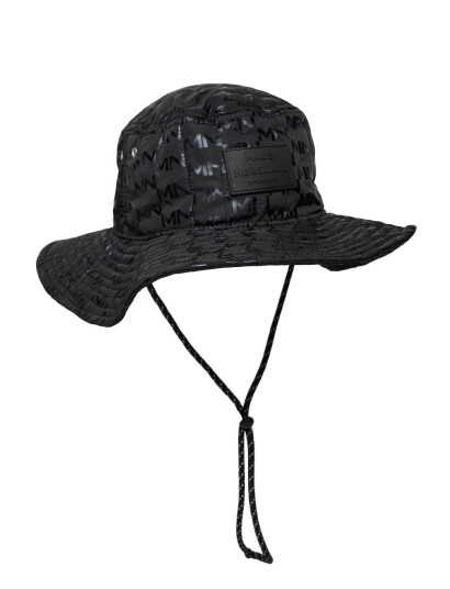 Mads Nørgaard Quilt Logomania Dresden Hat Black Mads Nørgaard BLACK/BLACK ONE SIZE