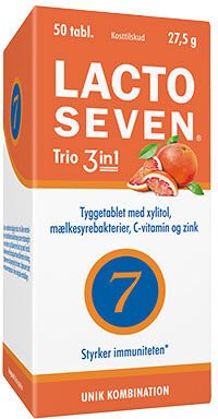 Vitabalans LactoSeven Lacto Seven Trio - 50 Tabletter