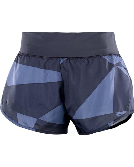 Salomon Elevate 2in1 Shorts W Night Sky/Crown Blue (Storlek L)