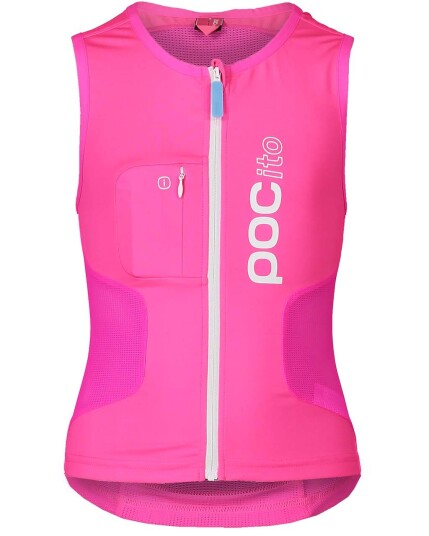 POC POCito VPD Air Vest Kids Fluorescent Pink (Storlek S)