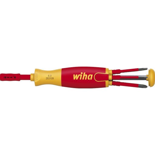 Wiha LiftUp electric 2831 - Screwdriver handle with bit set - 75 mm