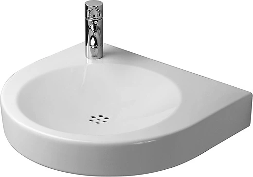 Duravit Architec Vegghengt servant 575x520 mm, 1 bl.hull, u/overløp, Hvit